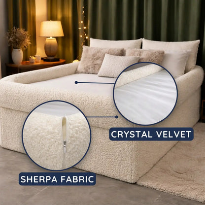 Plush Border Bed Sheet