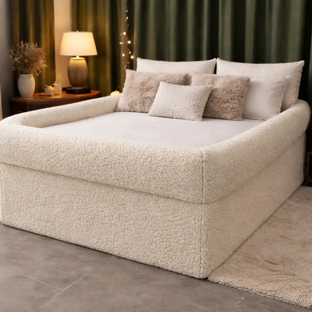 Plush Border Bed Sheet