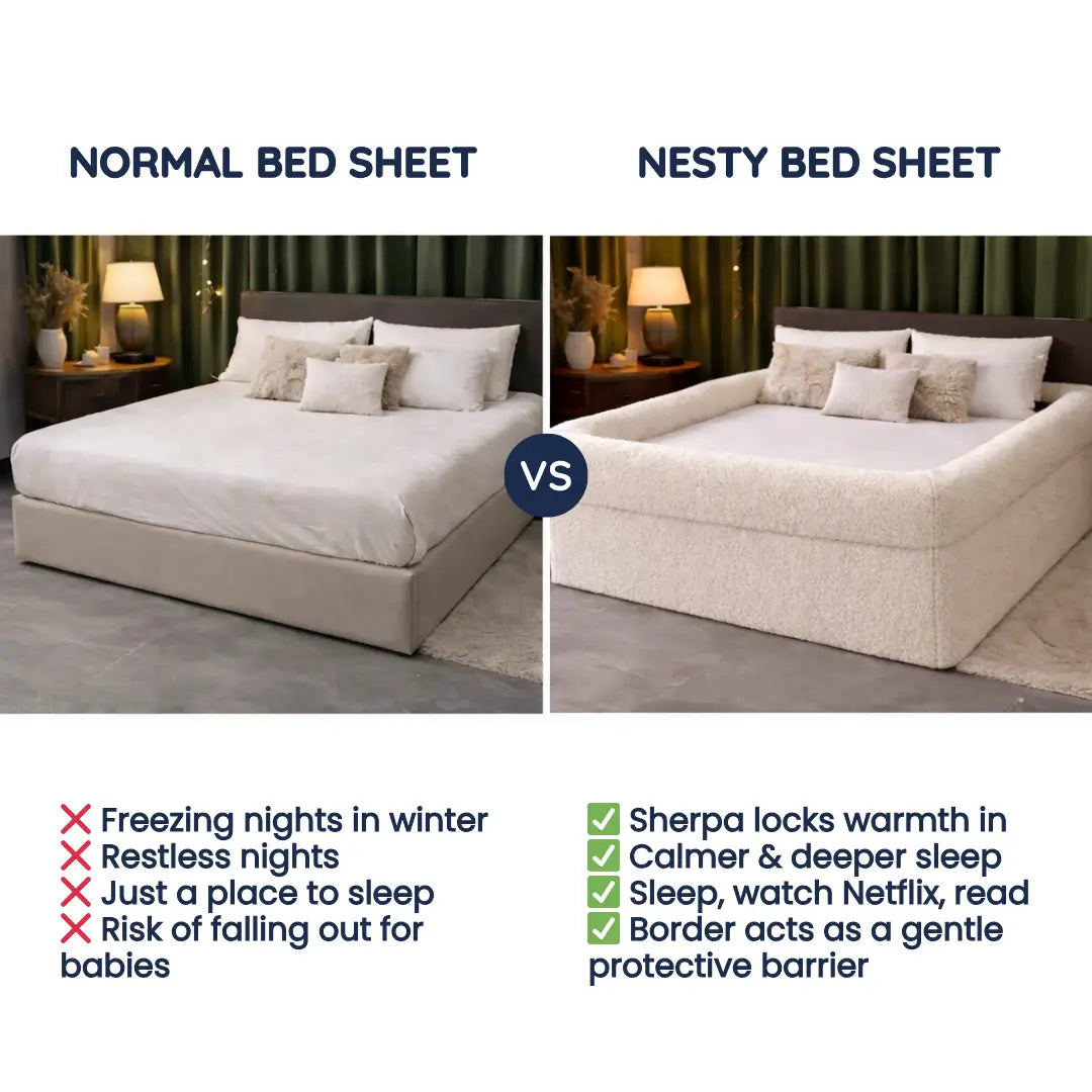 Plush Border Bed Sheet