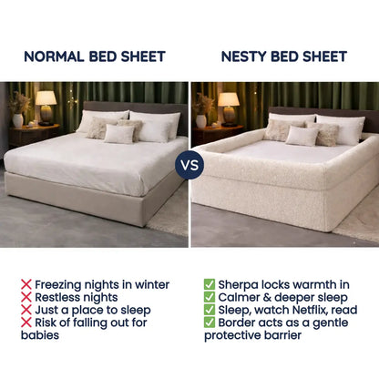 Plush Border Bed Sheet